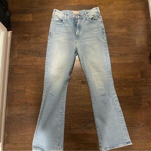 MOTHER Light Blue Flare Jeans